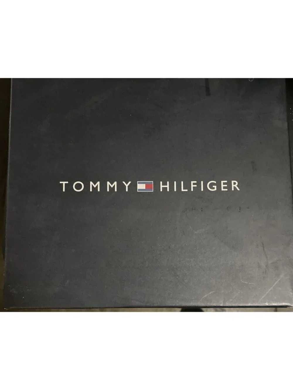 Tommy Hilfiger Girls Navy Blue And Silver Sling back Block Heeled Sandal Size 11